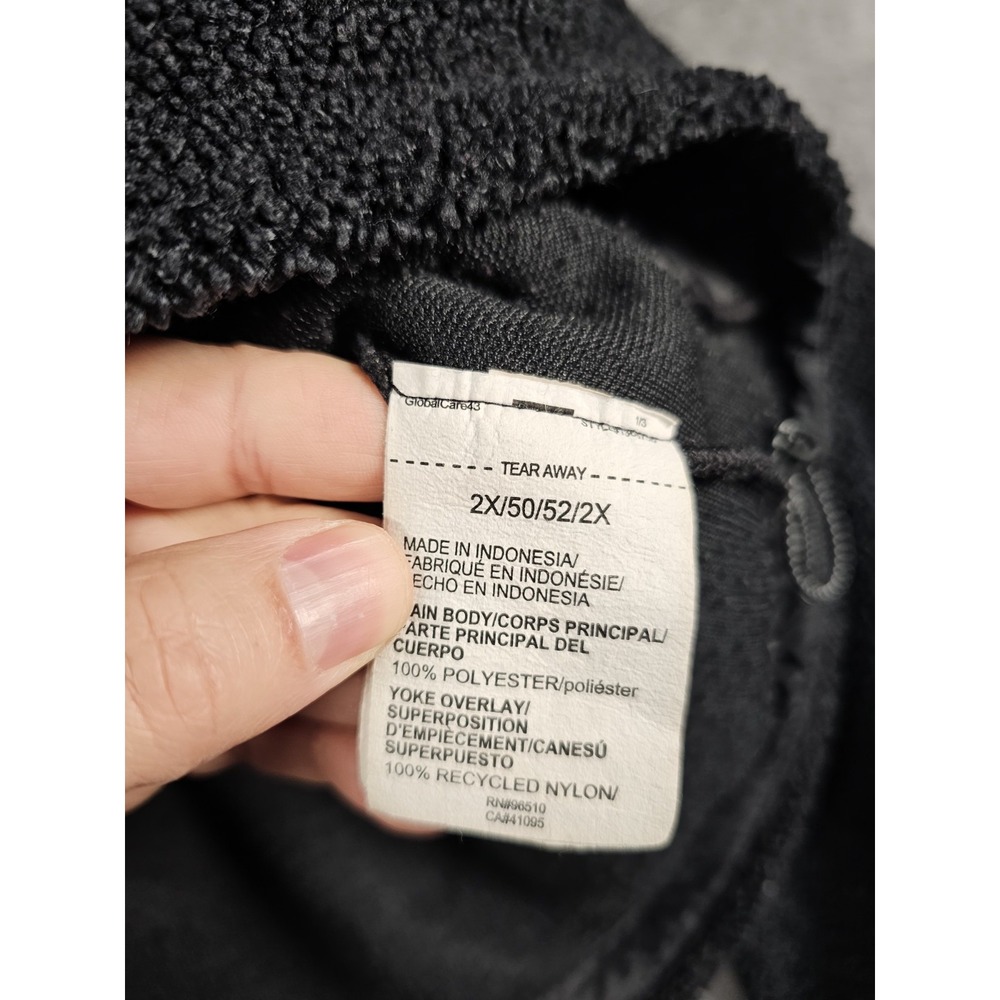 Under Armour Womens 2X Black Sherpa Teddy Fleece Full Zip Jacket 1368756 - Picture 7 of 12